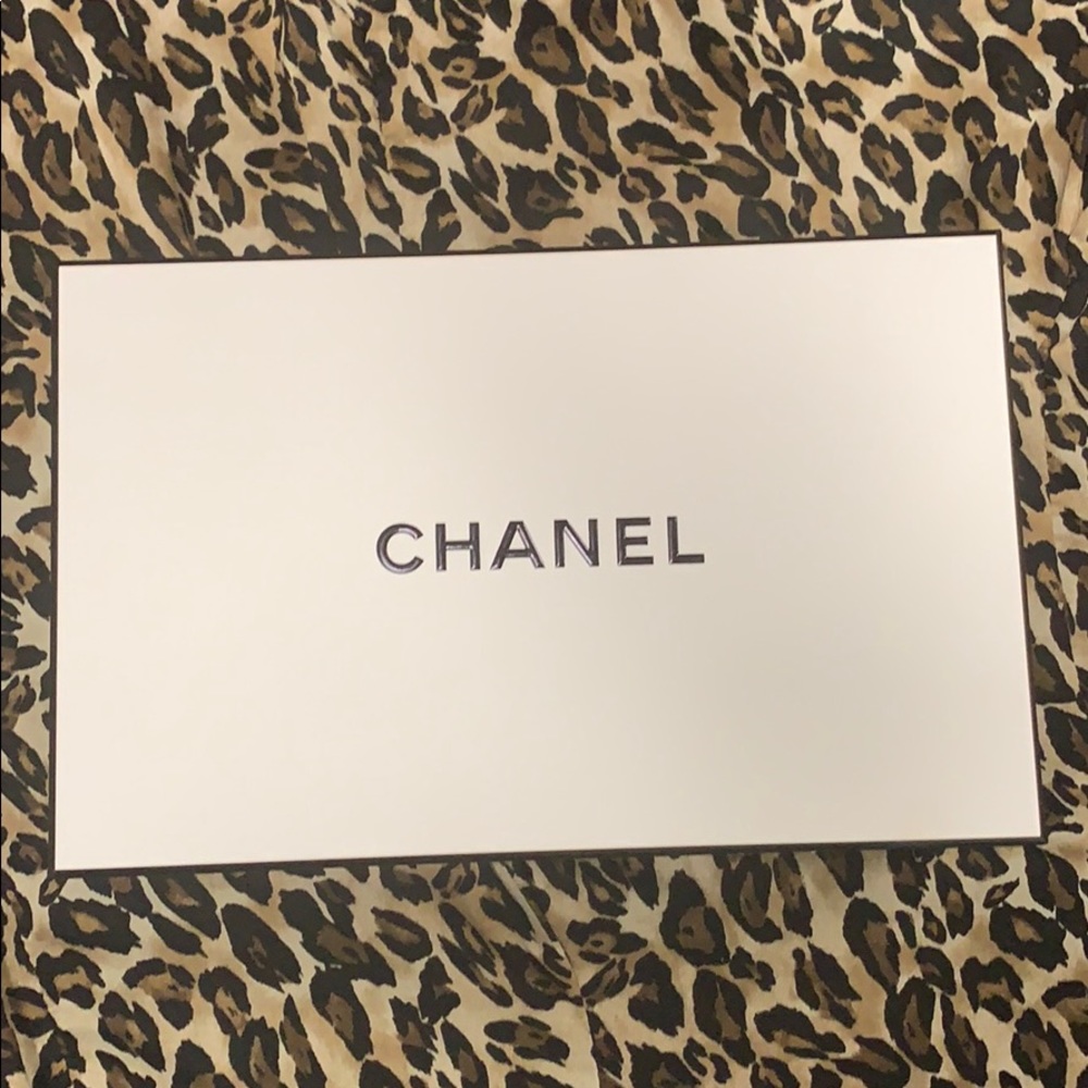 Chanel box and pouch